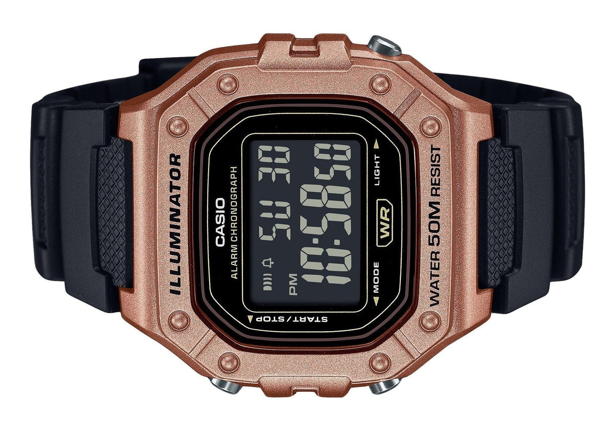Casio Standard Digital Resin Strap Quartz W-218HM-5BV Men's Watch
