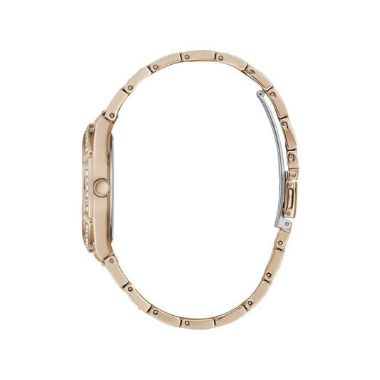 Guess Watches Afterglow Ladies Sport Rose Gold Stainless Steel Watch Gw0312l3