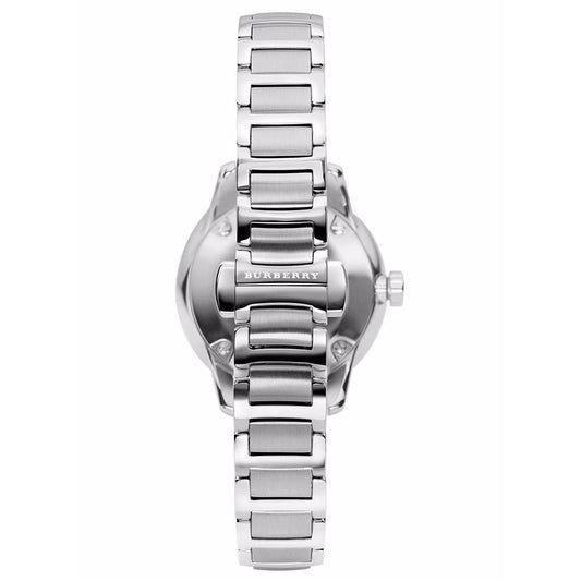 Ladies Silver The Classic Stainless Steel Burberry Watch Bu10108