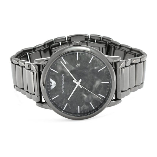 Emporio Armani Ar11155 Men S Luigi Blue Marble Watch