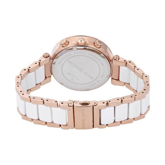 Michael Kors Mk6324 Ladies Ritz Two Tone Rose Gold Watch
