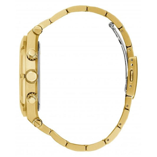 Guess Watches Gents Continental Gold Tone Watch Gw0260g4