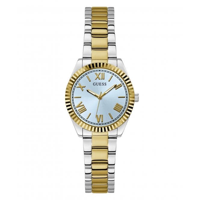 Ladies Mini Luna 2 Tone Watch Gw0687l4