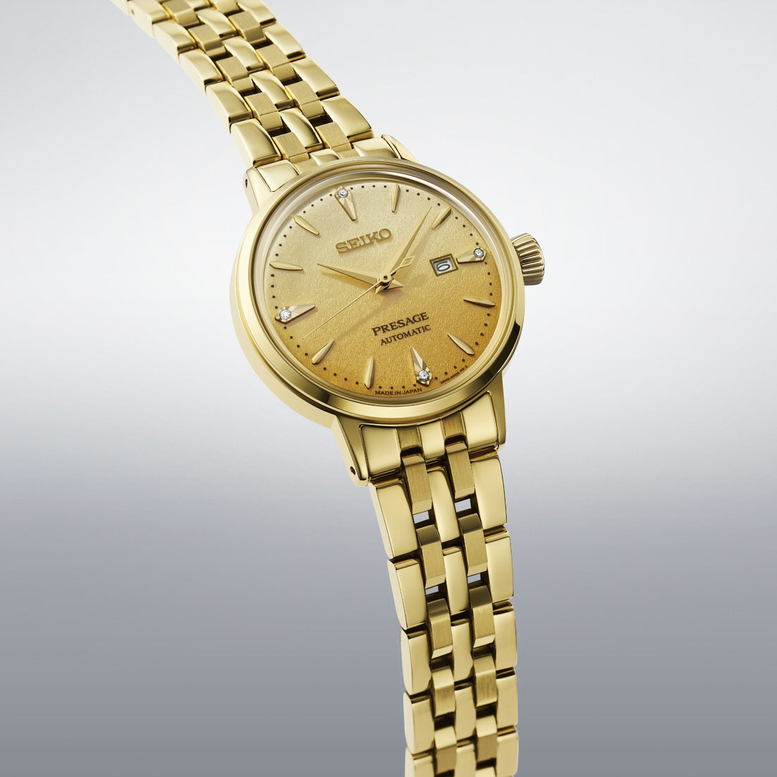 Seiko Presage Cocktail Time Sre018J1 "Eggnogg" Automatic Watch For Women