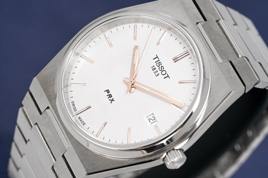 Tissot Mens Watch Prx Rose Gold T1374101103100
