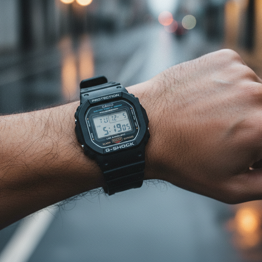 Casio G-Shock Digital Resin Strap Quartz DW-5600UE-1 200M Men's Watch — lifestyle