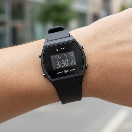 Casio Youth Resin Digital LW-204-1B LW204-1 Women's Watch — lifestyle