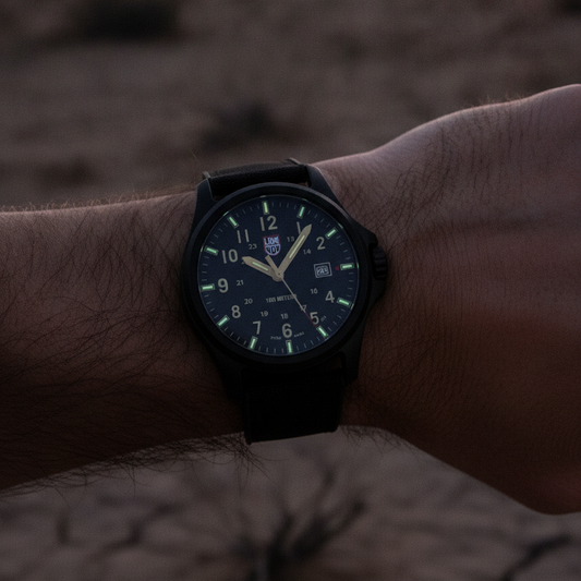 Luminox Atacama Field Rubber Strap Black Dial Quartz XL.1970.2 100M Men's Watch — lifestyle