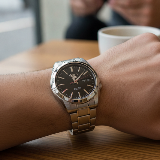 Seiko 5 Automatic SNKL45 SNKL45K1 SNKL45K Men's Watch — lifestyle