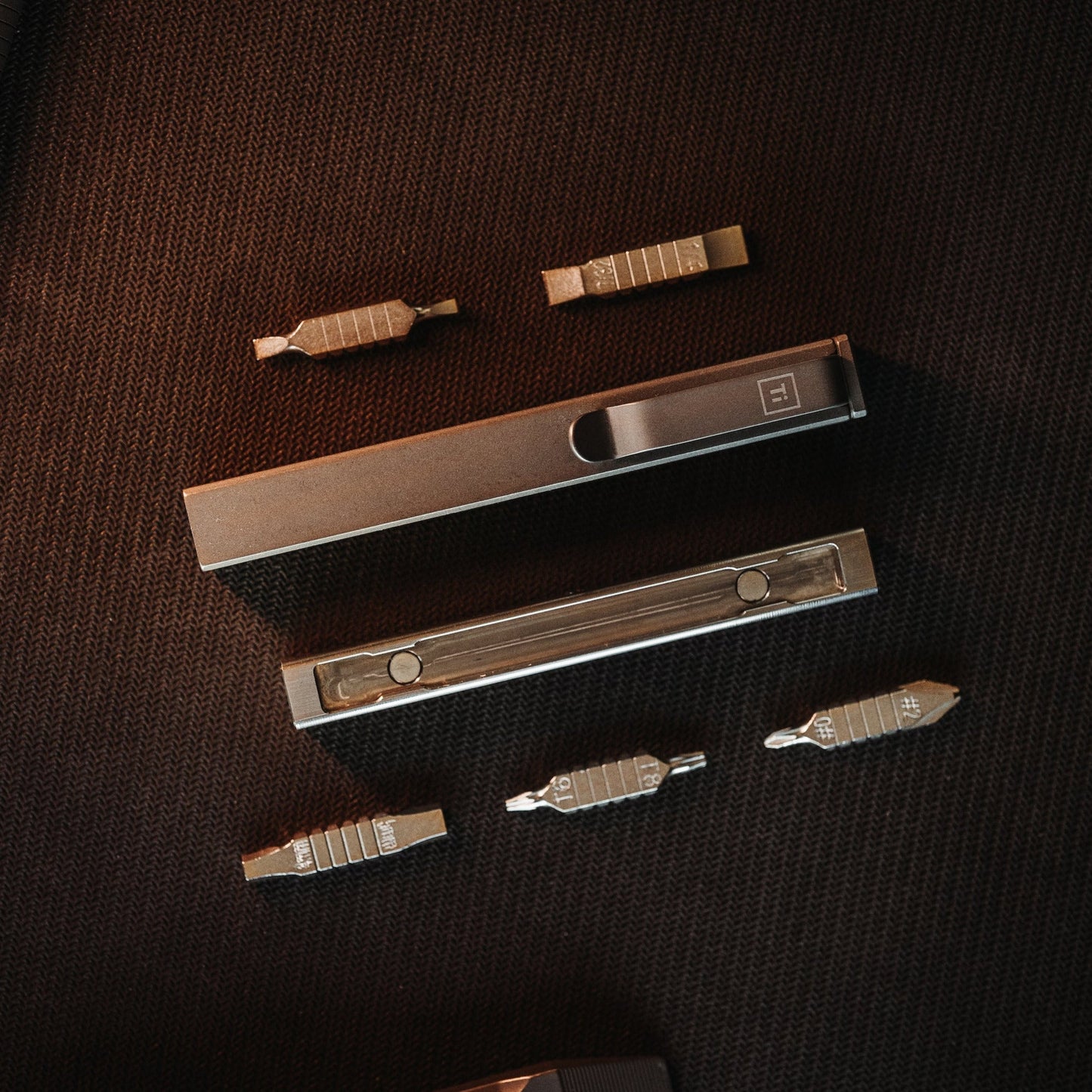 Bit Bar Inline Max Titanium Screwdriver With Bit Storage - Veloce - The App For Watch Collectors