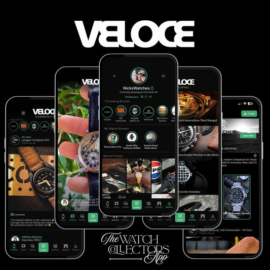 VELOCE: Social Media for Watch Collectors and Enthusiasts - Veloce - The App For Watch Collectors