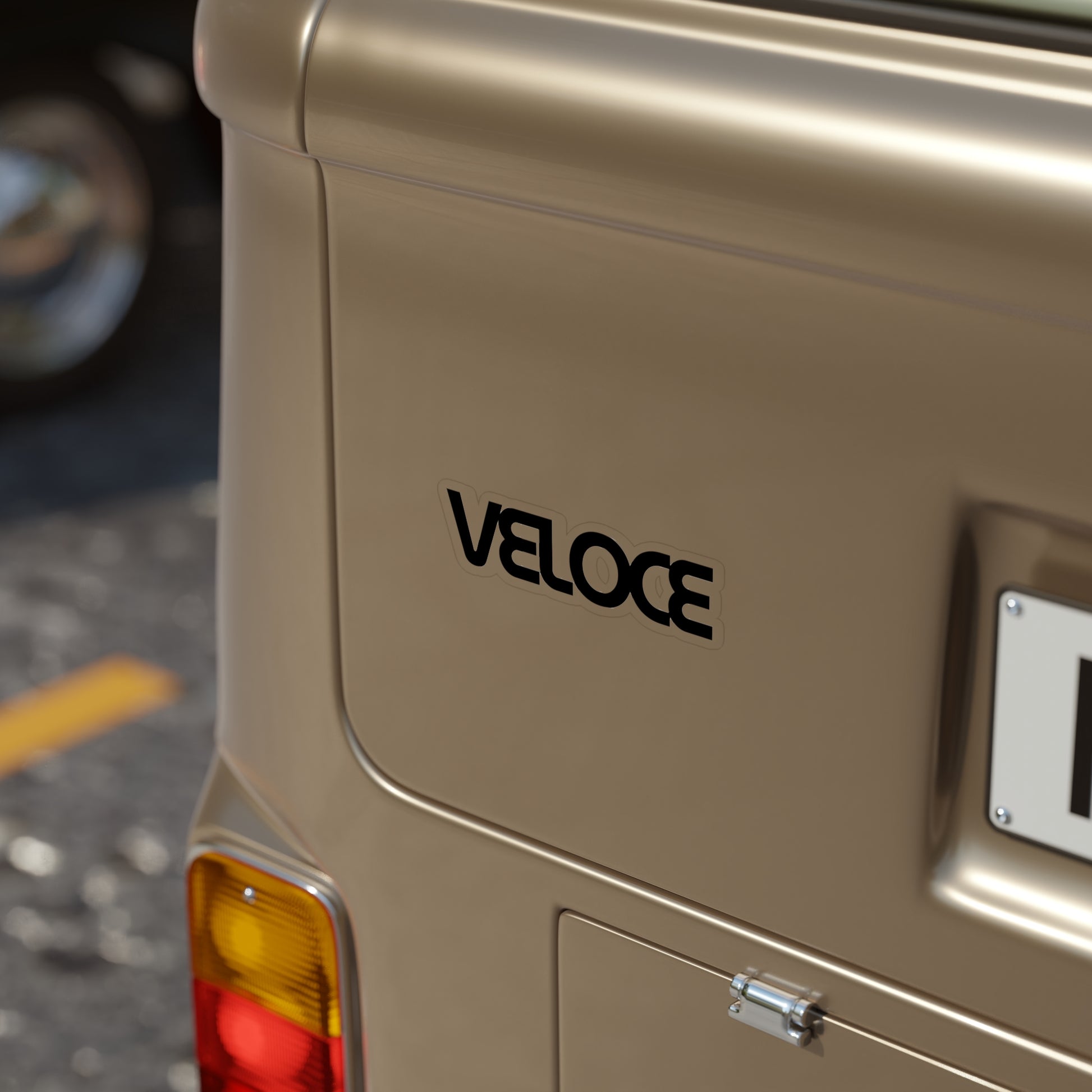 Transparent Outdoor VELOCE Sticker Die Cut 1 Piece Vinyl - Veloce - The App For Watch Collectors