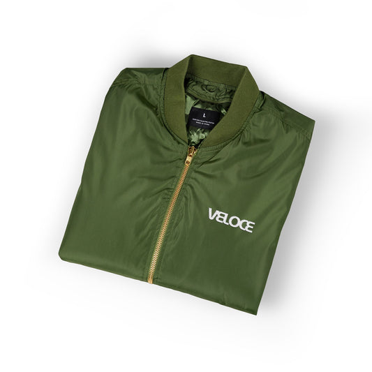 Recycled Bomber Jacket Veloce Embroidery Collection - Veloce - The App For Watch Collectors