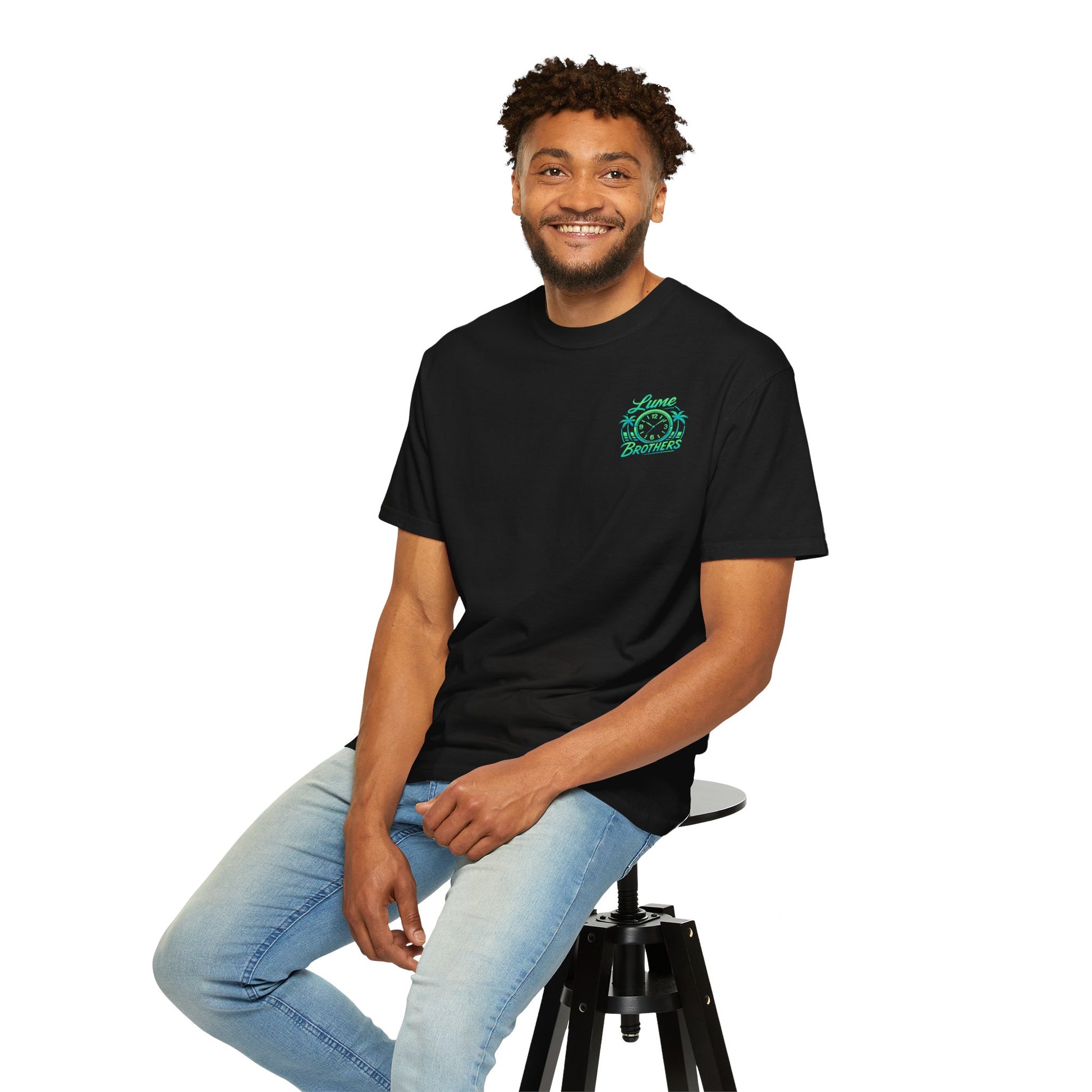 Lume Brothers 80s Garment Dyed T Shirt Ring Spun Cotton - Veloce - The App For Watch Collectors