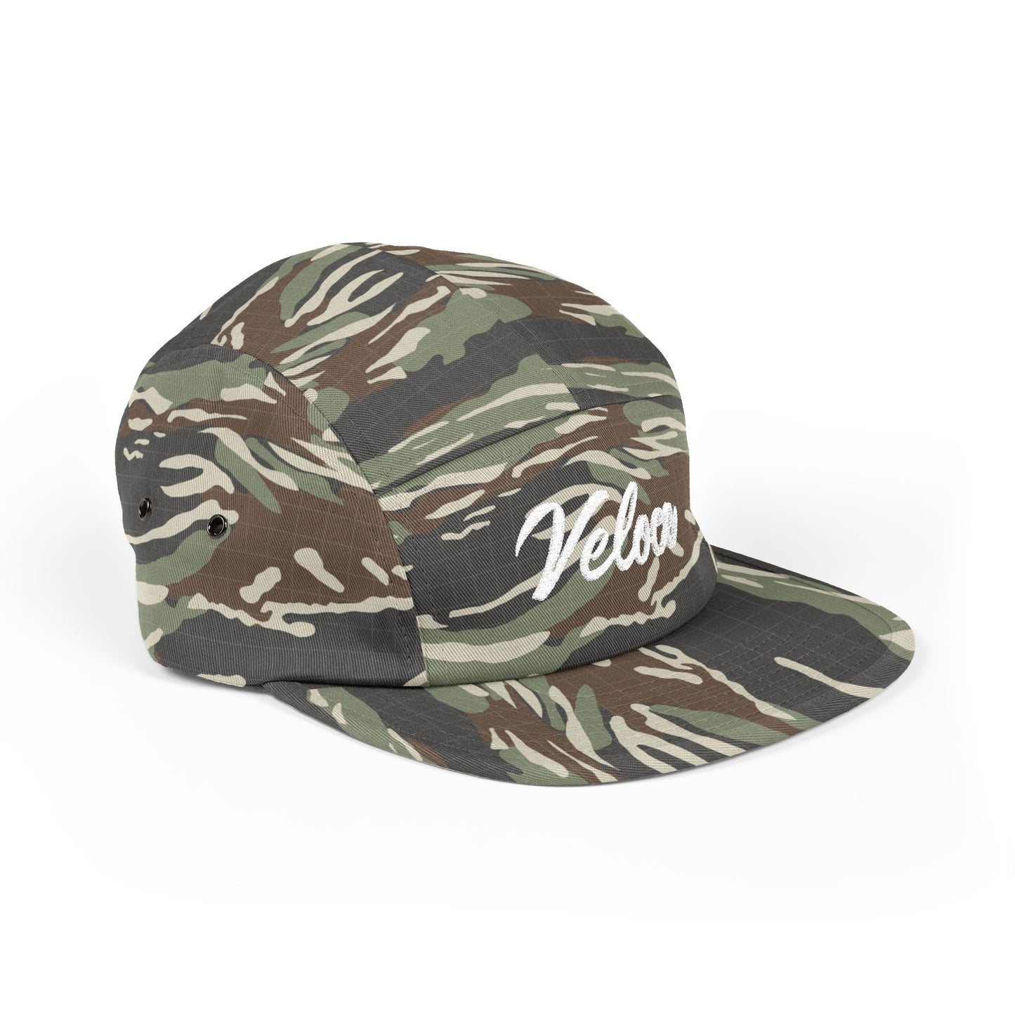 Veloce Five Panel Cap Tempus Est Vita Embroidery Logo - Veloce - The App For Watch Collectors