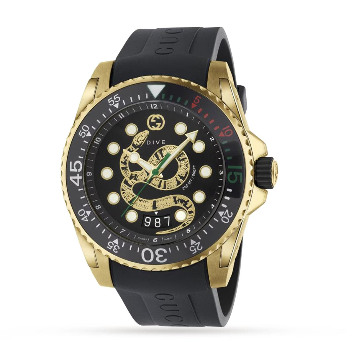 Gucci Dive Watch 45mm Ya136219