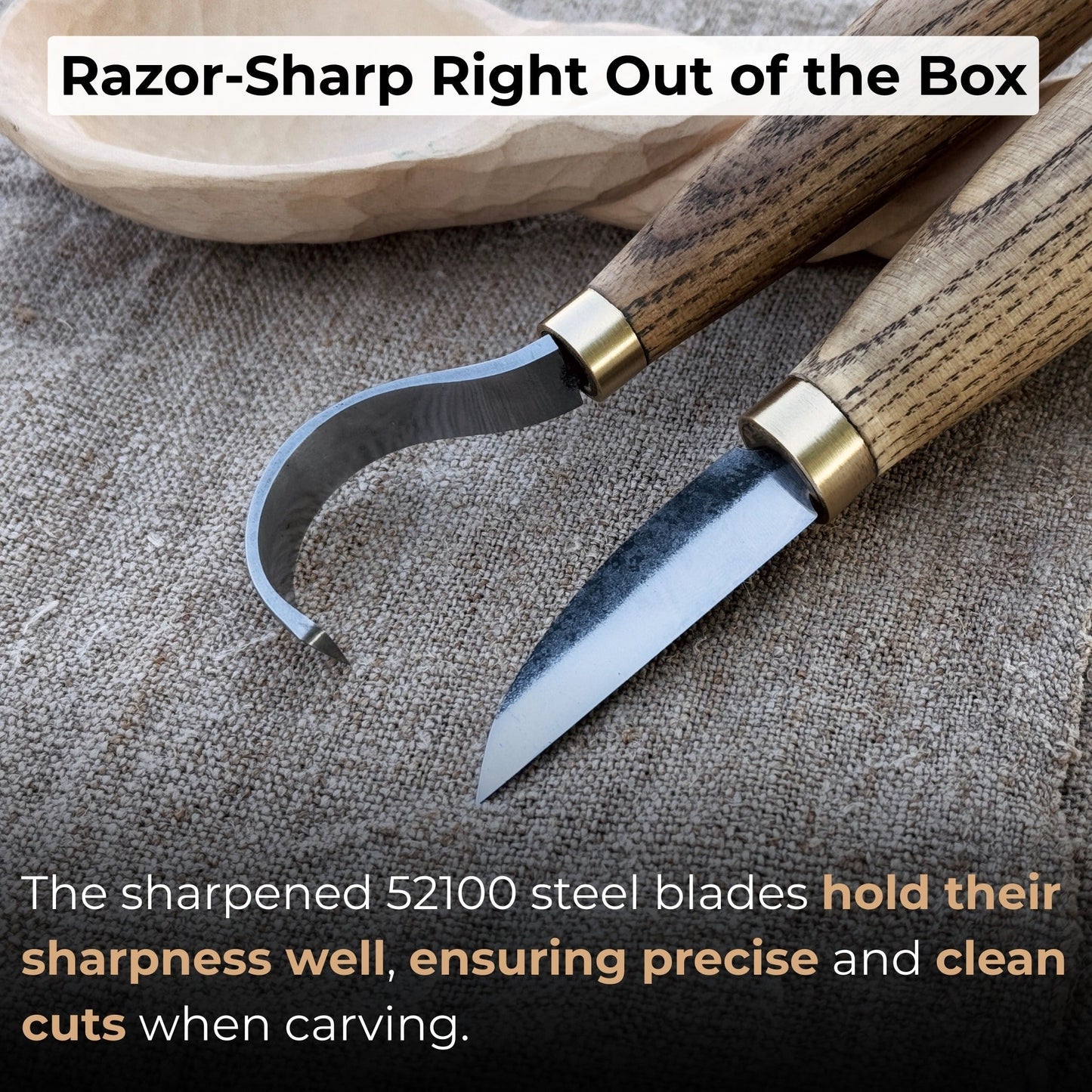 2 - Piece Wood Carving Knife Set for Beginners - Veloce - The App For Watch Collectors