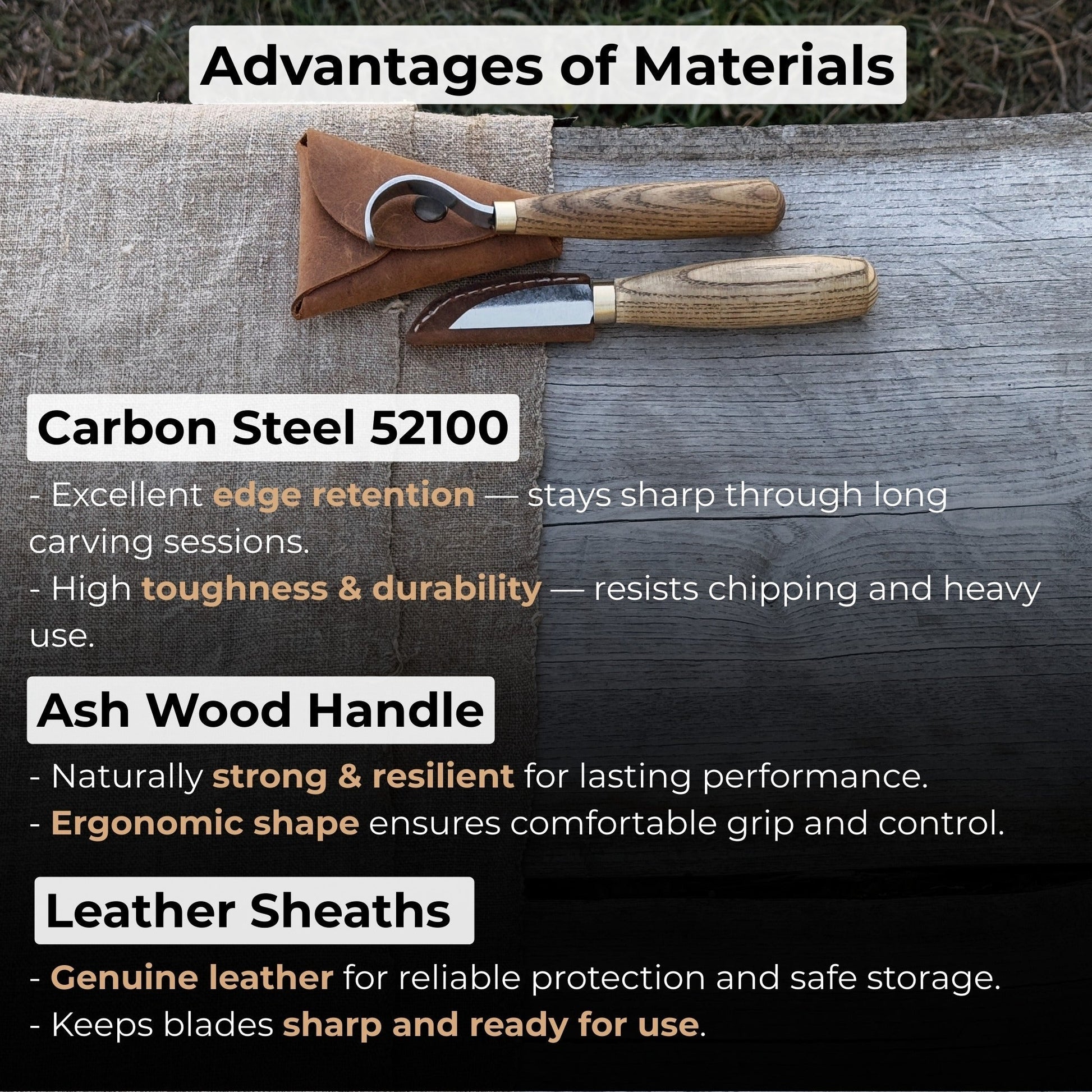 2 - Piece Wood Carving Knife Set for Beginners - Veloce - The App For Watch Collectors