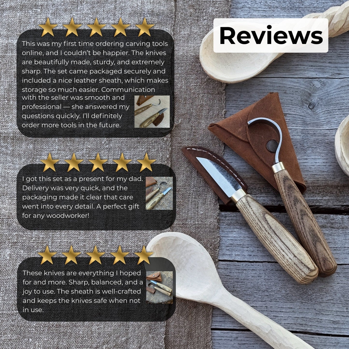 2 - Piece Wood Carving Knife Set for Beginners - Veloce - The App For Watch Collectors