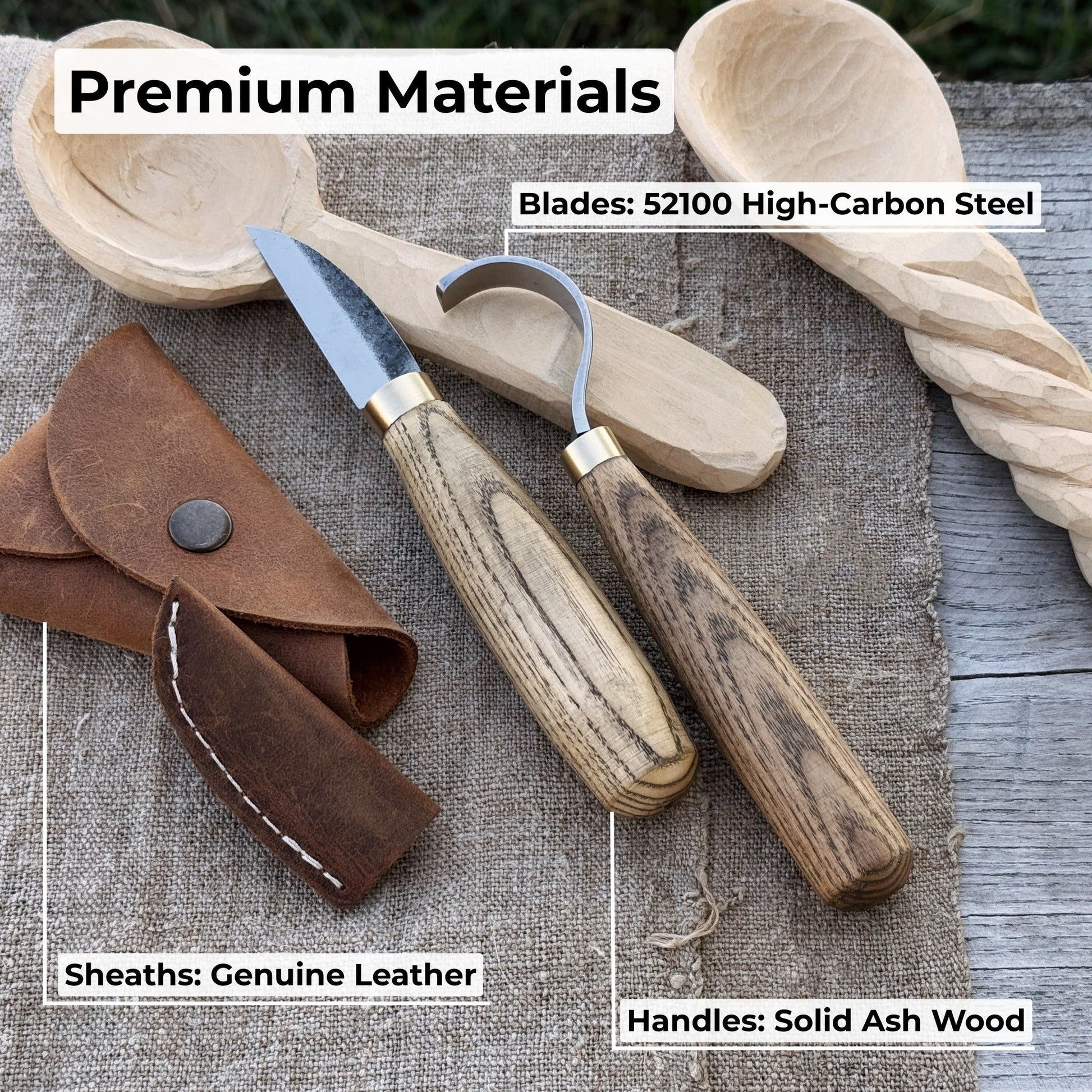 2 - Piece Wood Carving Knife Set for Beginners - Veloce - The App For Watch Collectors