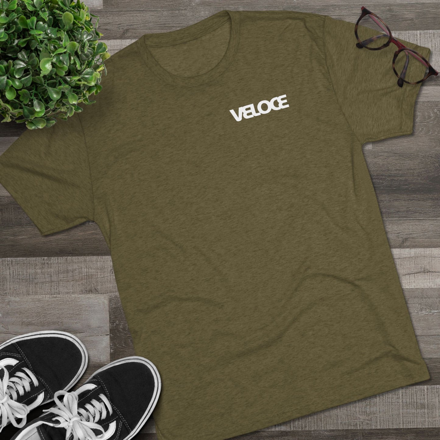 Team VELOCE WatchFam T-Shirt - Tri - Blend Crew Tee Shirt - Veloce - The App For Watch Collectors