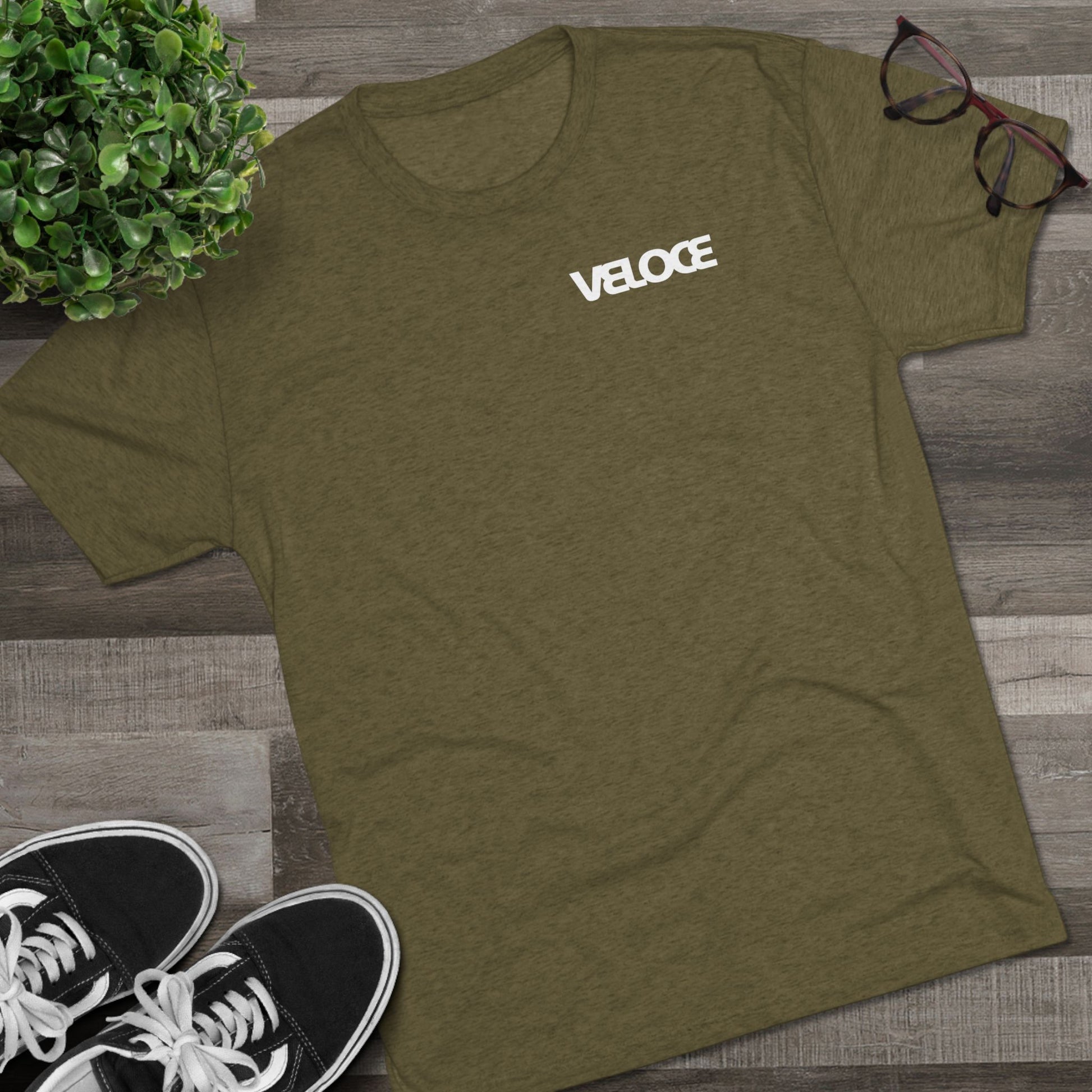 Team VELOCE WatchFam T-Shirt - Tri - Blend Crew Tee Shirt - Veloce - The App For Watch Collectors