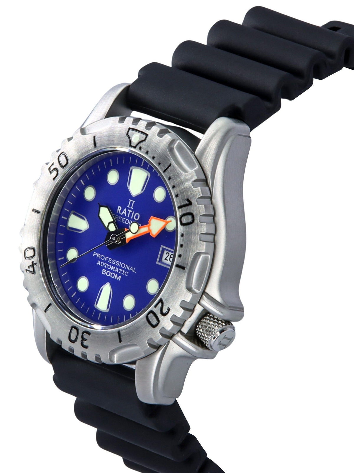Ratio FreeDiver Professional 500M Sapphire Blue Dial Automatic 32GS202A-BLU Men's Watch