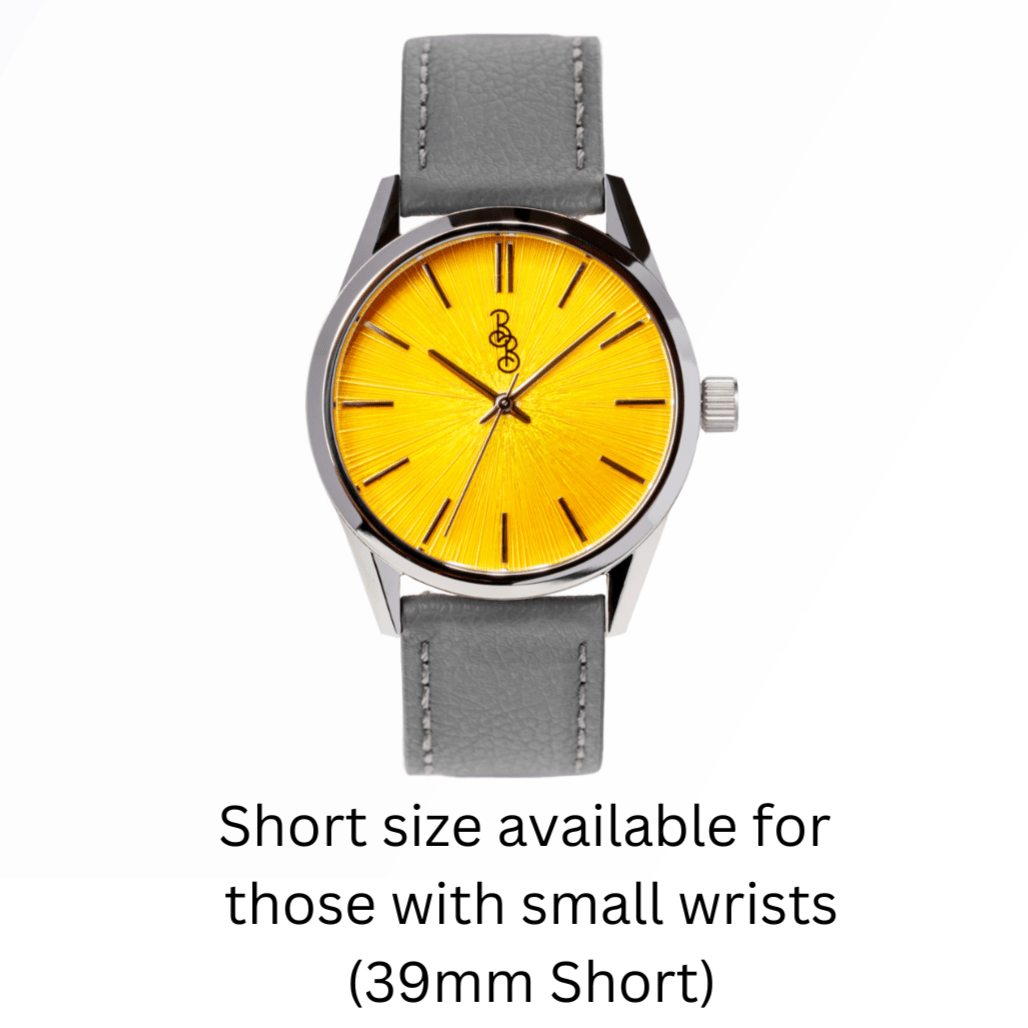 Yellow Sunburst Watch By The Beyond Boring Watch Co - Veloce - The App For Watch Collectors