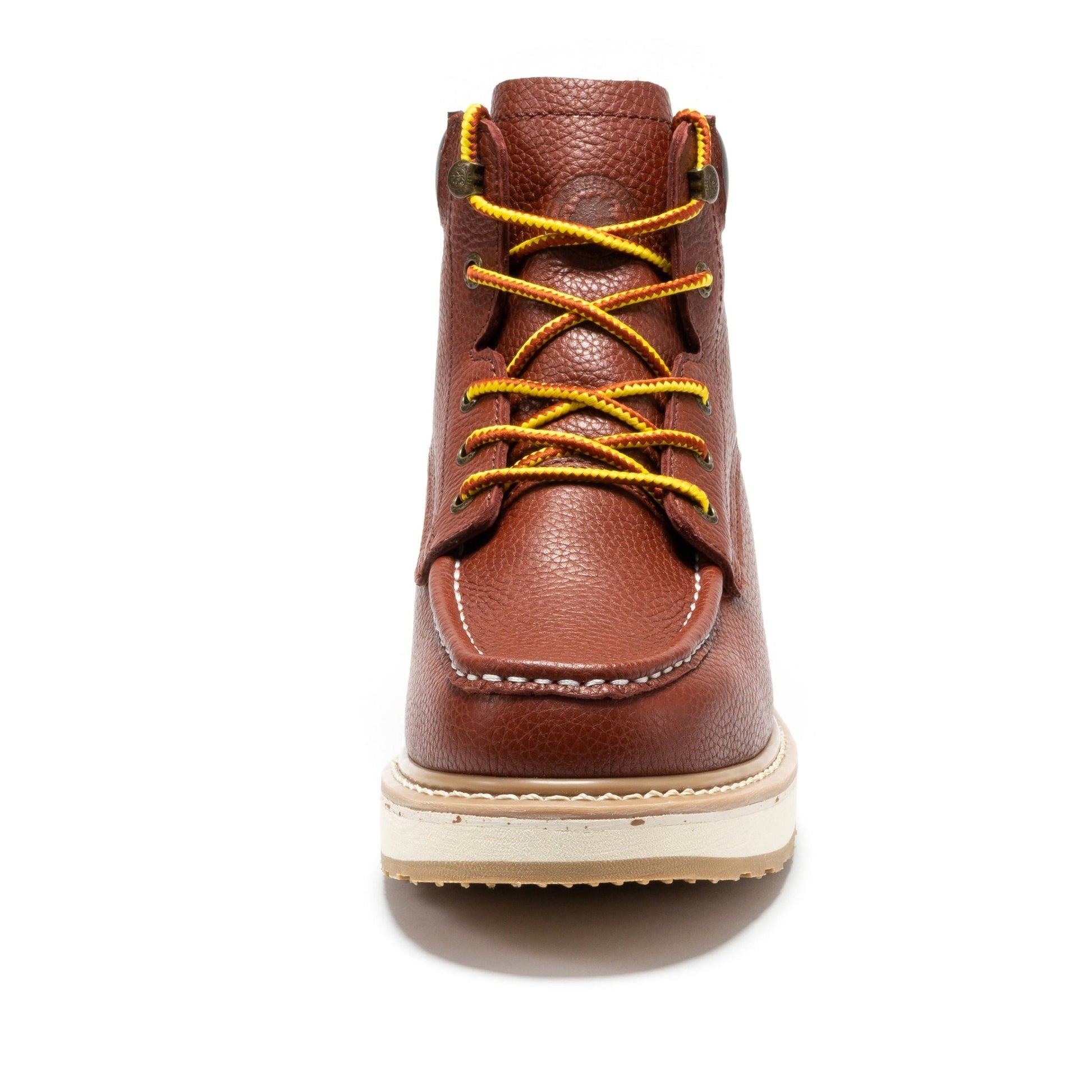ROCKROOSTER Walker Men's 6 Inch Brown Soft Toe Wedge Work Boots SAP360 - Veloce - The App For Watch Collectors