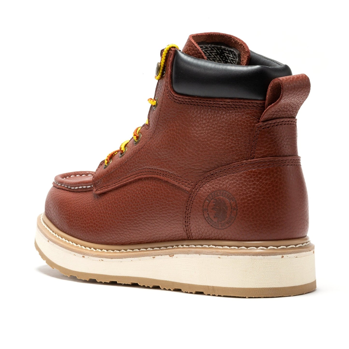 ROCKROOSTER Walker Men's 6 Inch Brown Soft Toe Wedge Work Boots SAP360 - Veloce - The App For Watch Collectors