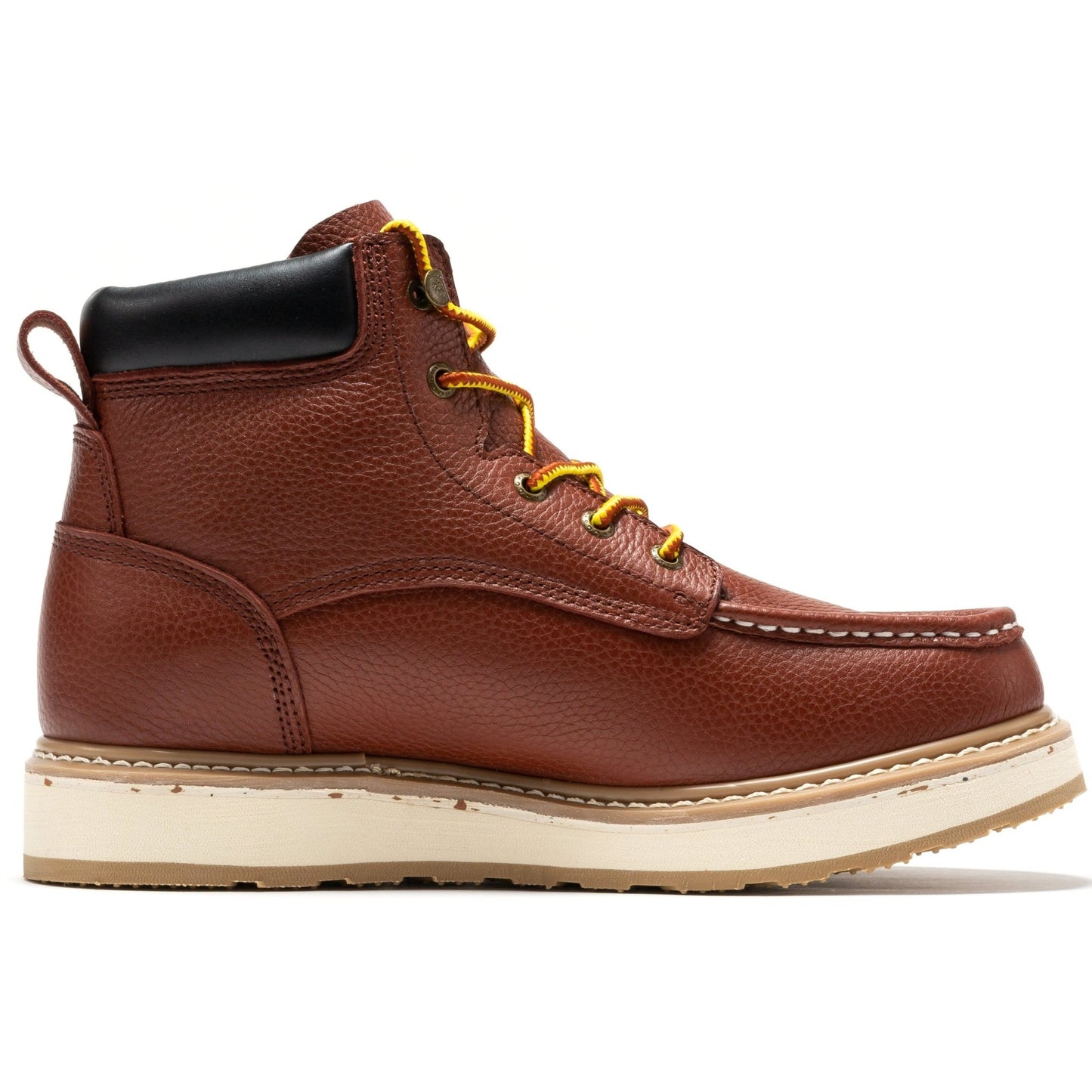 ROCKROOSTER Walker Men's 6 Inch Brown Soft Toe Wedge Work Boots SAP360 - Veloce - The App For Watch Collectors