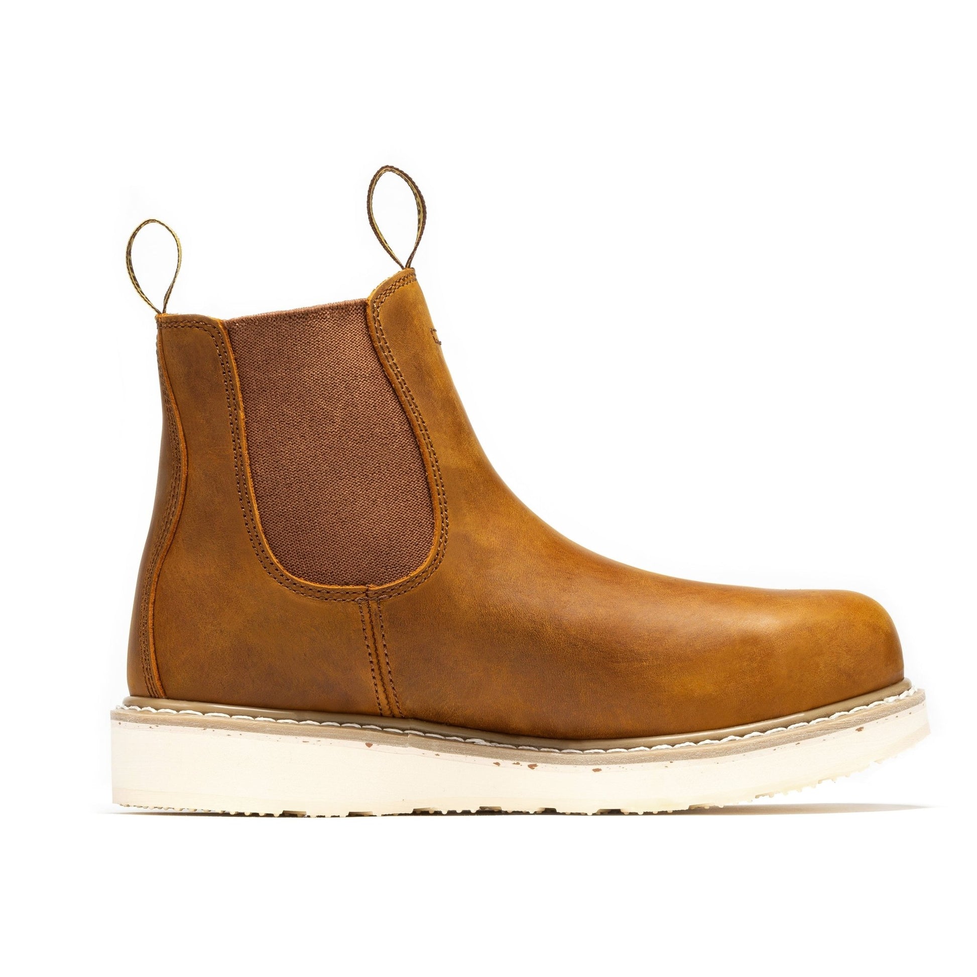ROCKROOSTER Capitola Men's 6 inch Brown Wedge Work Boots SAP102 - Veloce - The App For Watch Collectors