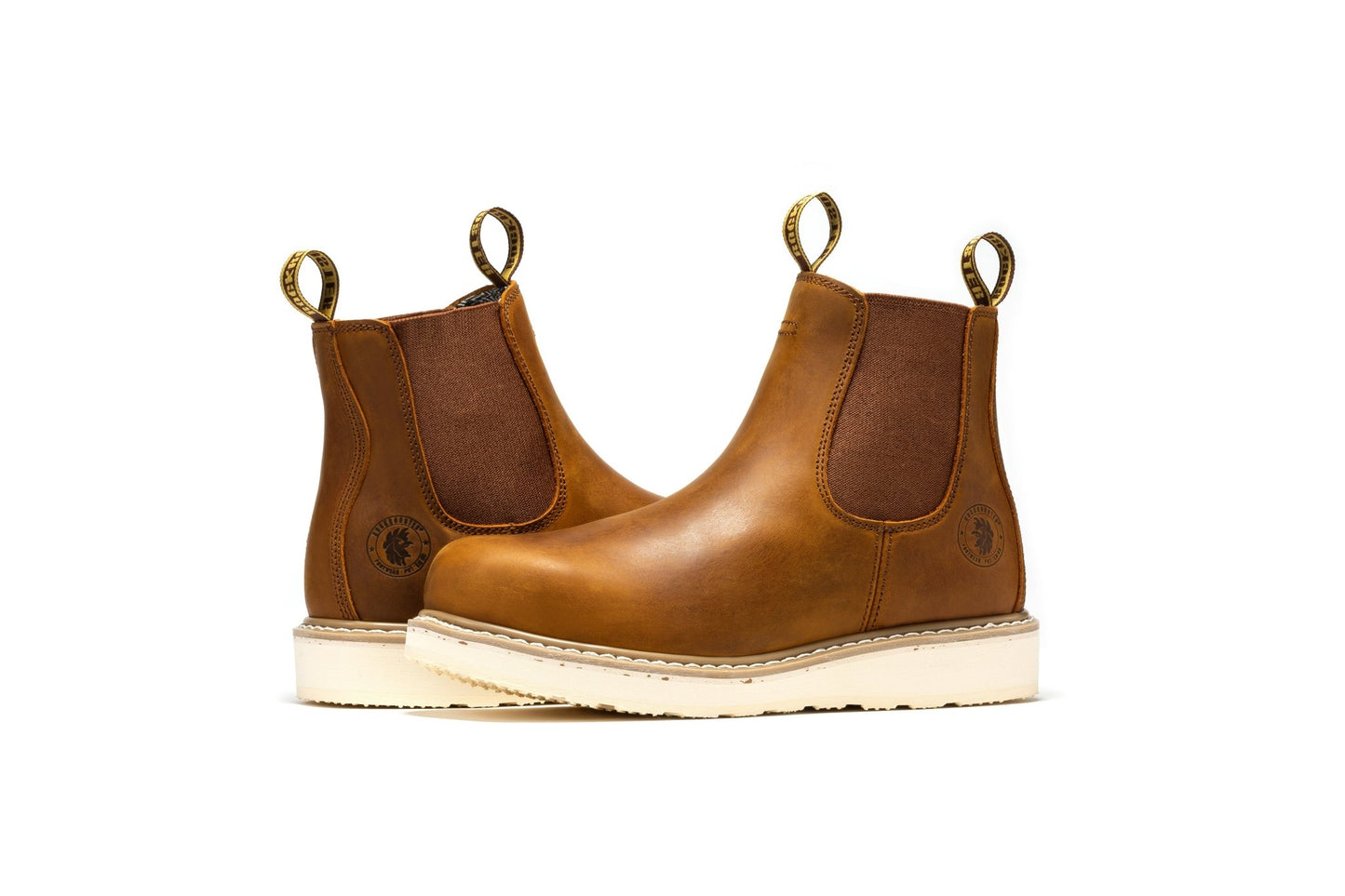 ROCKROOSTER Capitola Men's 6 inch Brown Wedge Work Boots SAP102 - Veloce - The App For Watch Collectors