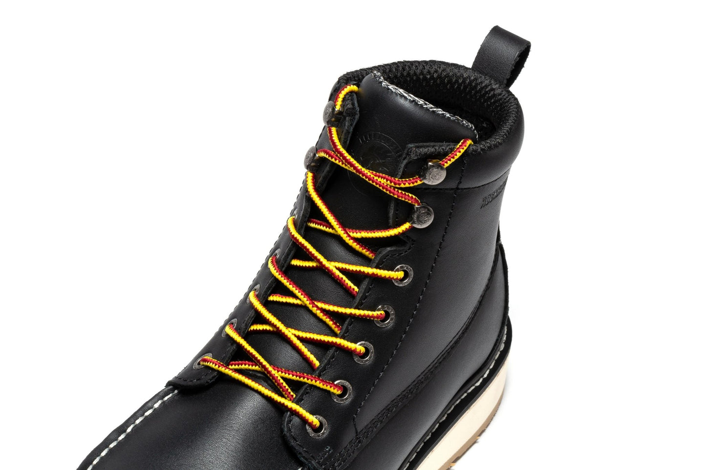 ROCKROOSTER Trinidad Men's 6 inch Black Steel Toe Wedge Work Boots SAP2301 - Veloce - The App For Watch Collectors