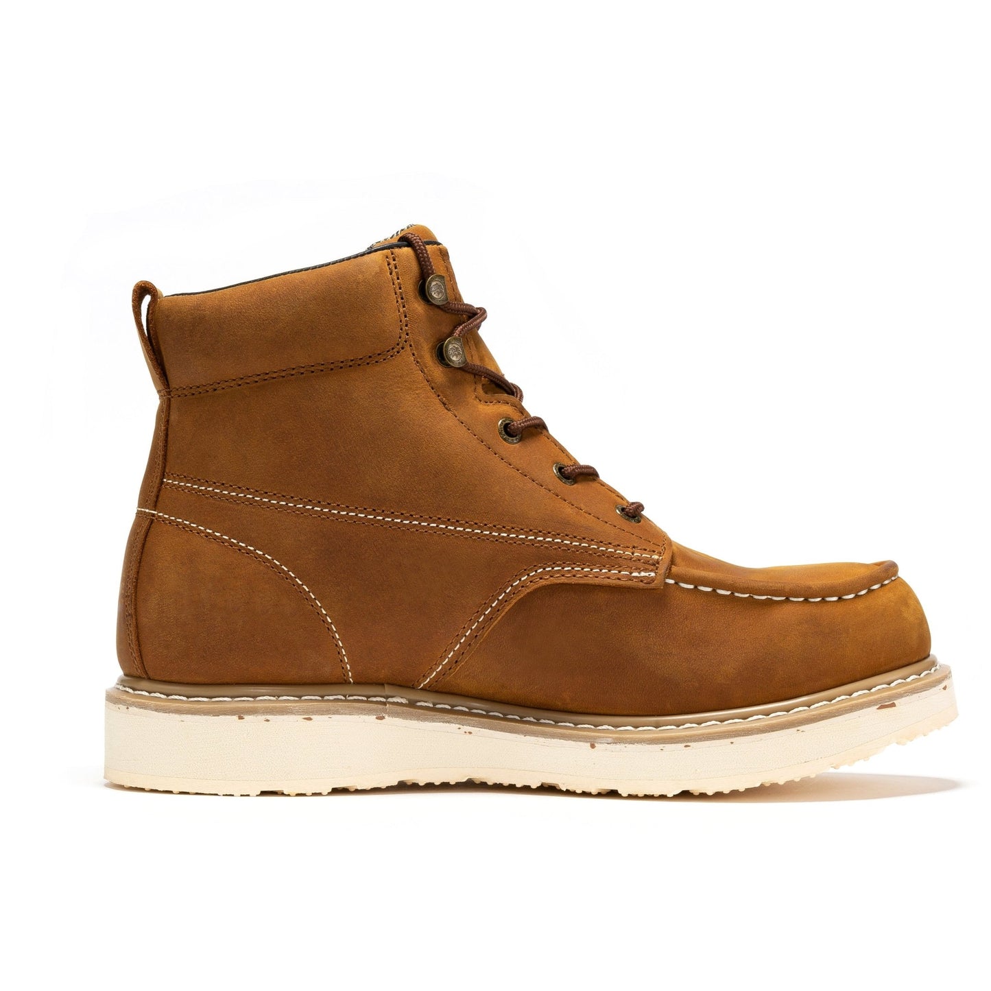ROCKROOSTER Edgewood Men's 6 inch Brown steel toe waterproof wedge work boots SAP858 - Veloce - The App For Watch Collectors