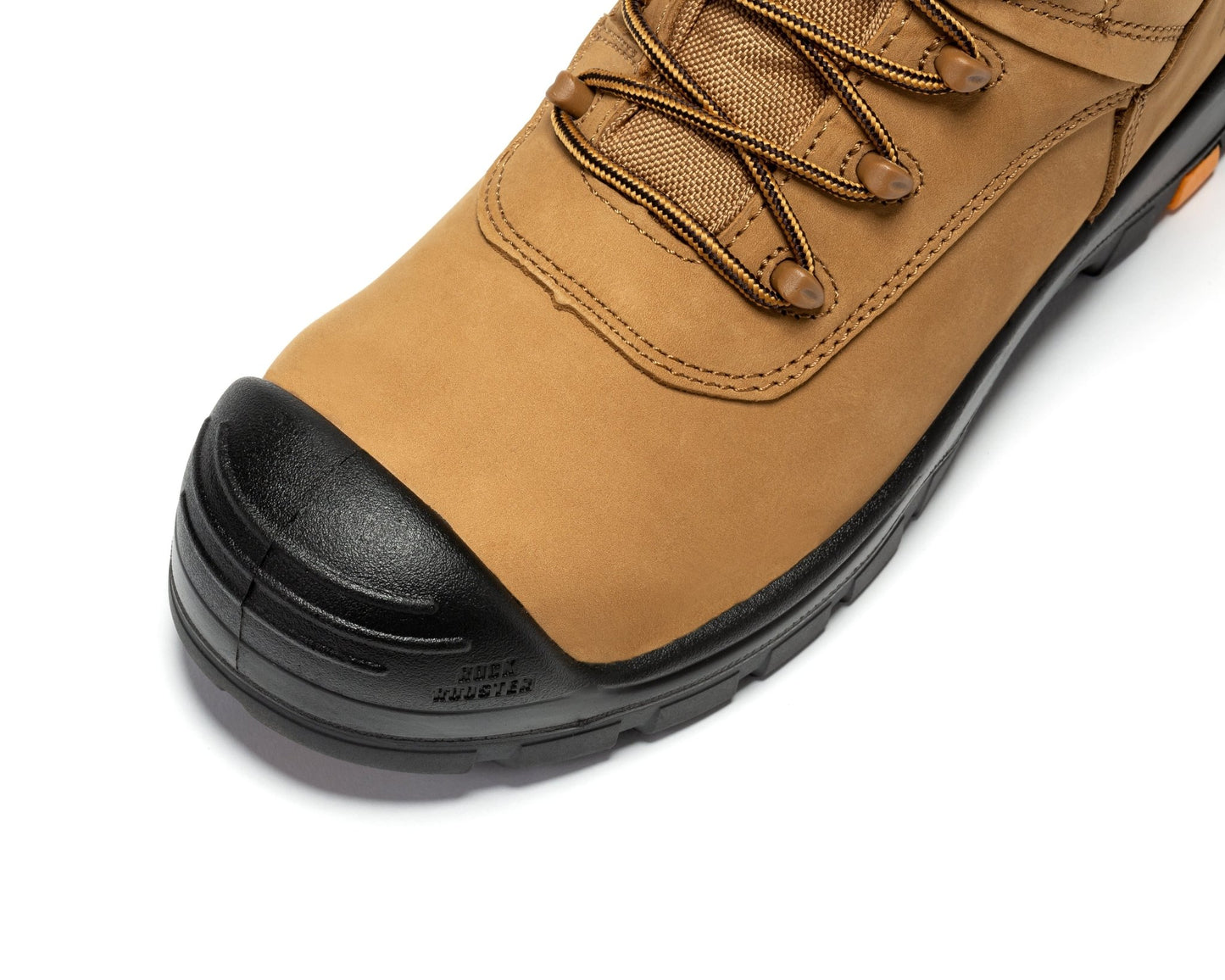 rockrooster Beaufort Men's Brown 8 inch Waterproof Composite Toe Work Boots AK831 - Veloce - The App For Watch Collectors
