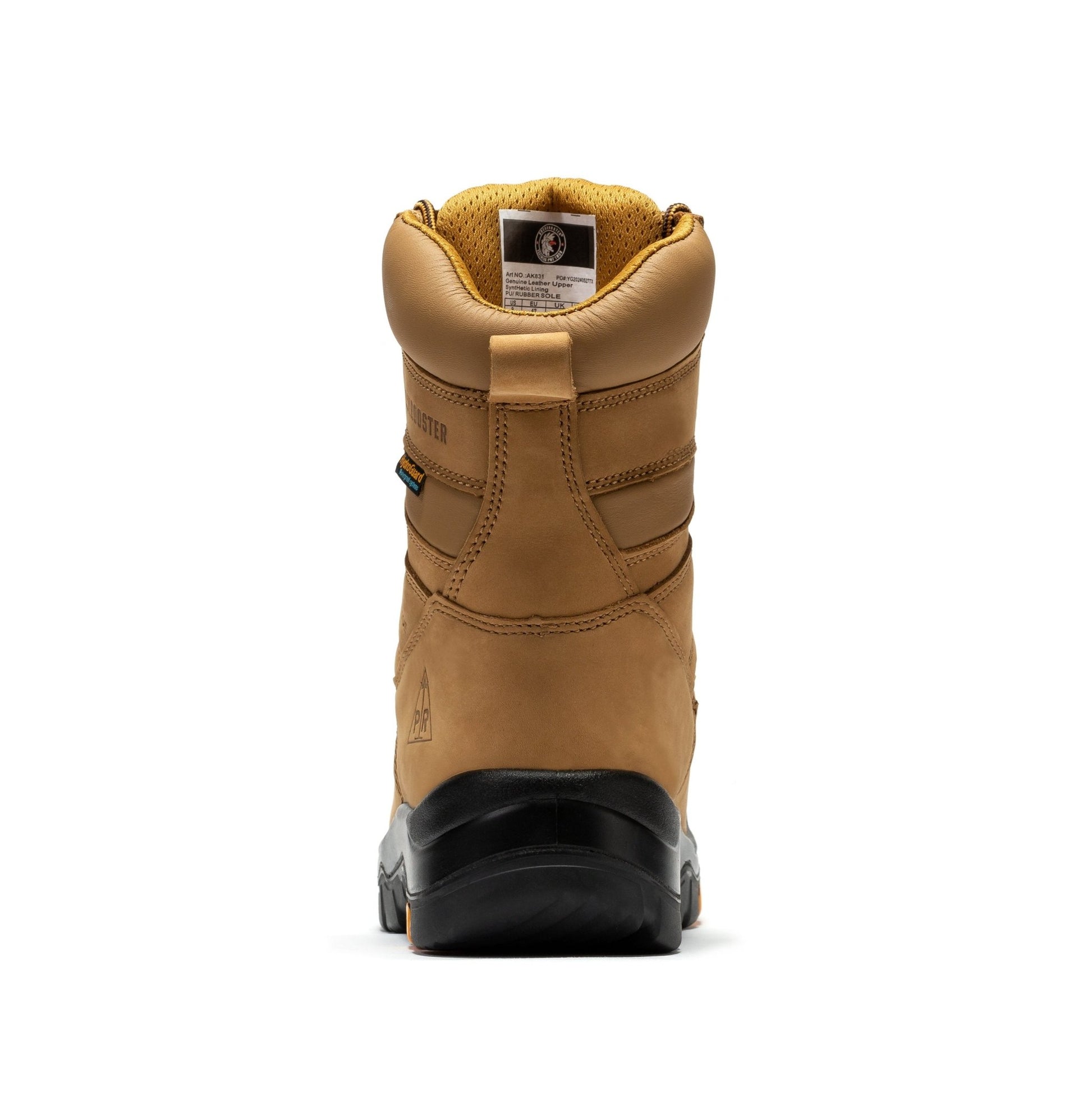rockrooster Beaufort Men's Brown 8 inch Waterproof Composite Toe Work Boots AK831 - Veloce - The App For Watch Collectors