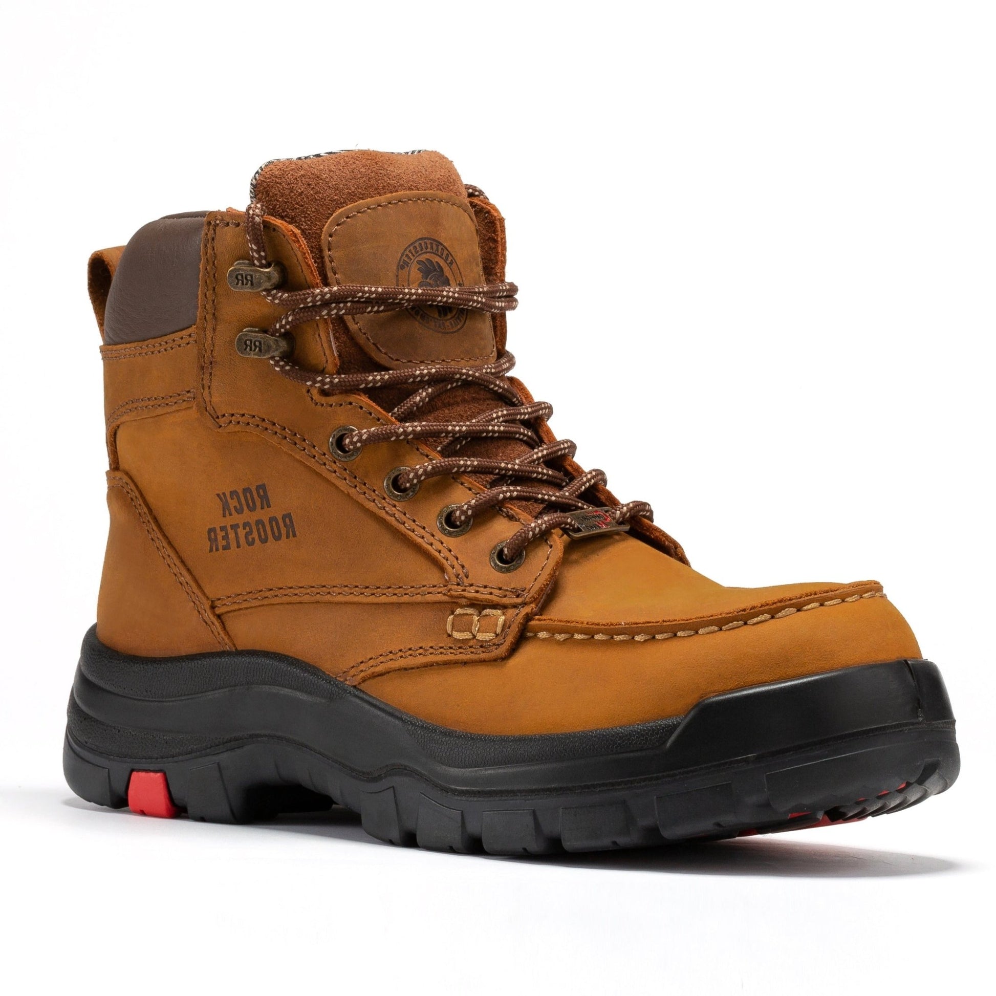 ROCKROOSTER Zumbro 6 inch Wide Steel Toe, Rubber Outsole, EH Protection,, ASTM 2413, Work Boots AK370 - Veloce - The App For Watch Collectors