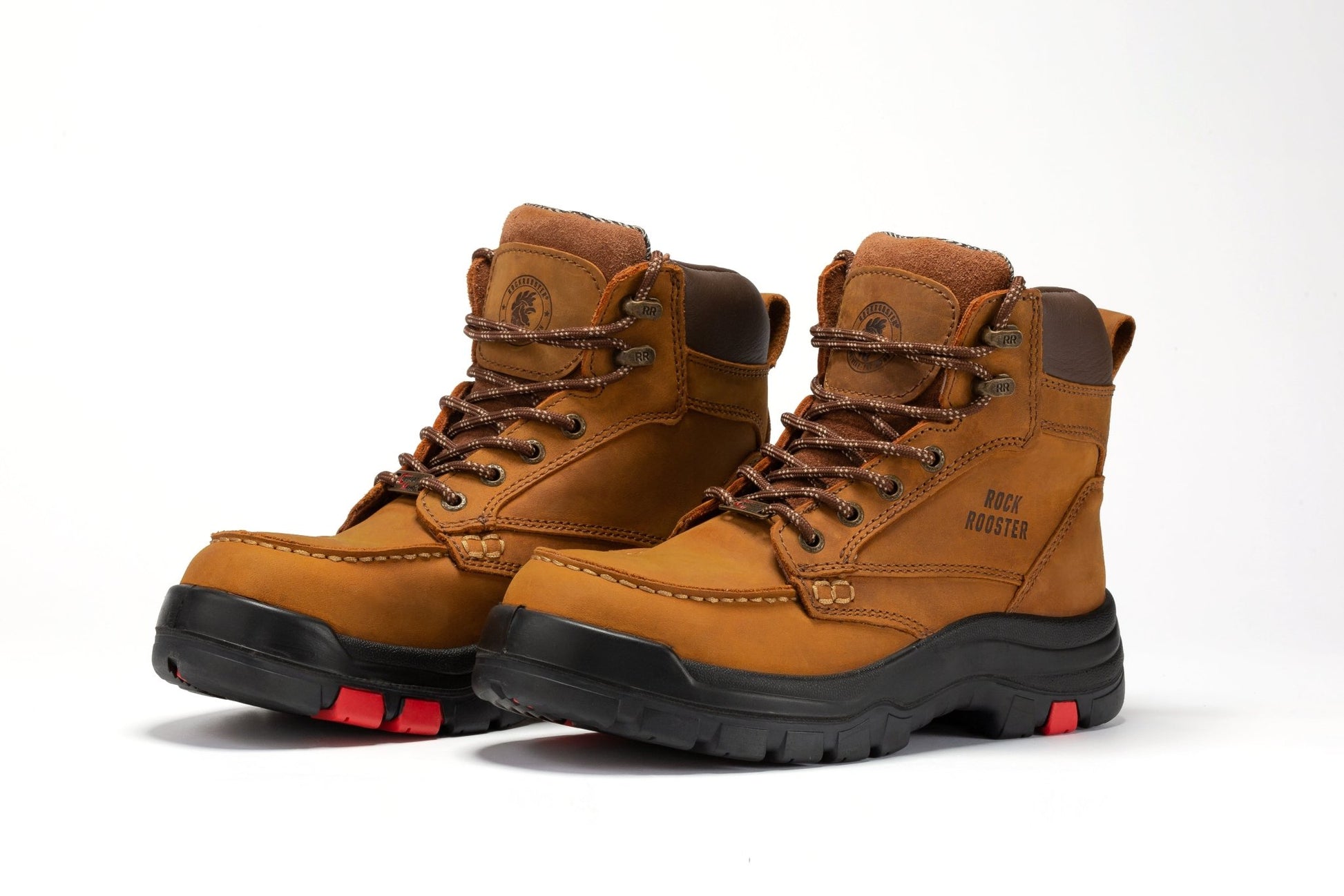 ROCKROOSTER Zumbro 6 inch Wide Steel Toe, Rubber Outsole, EH Protection,, ASTM 2413, Work Boots AK370 - Veloce - The App For Watch Collectors