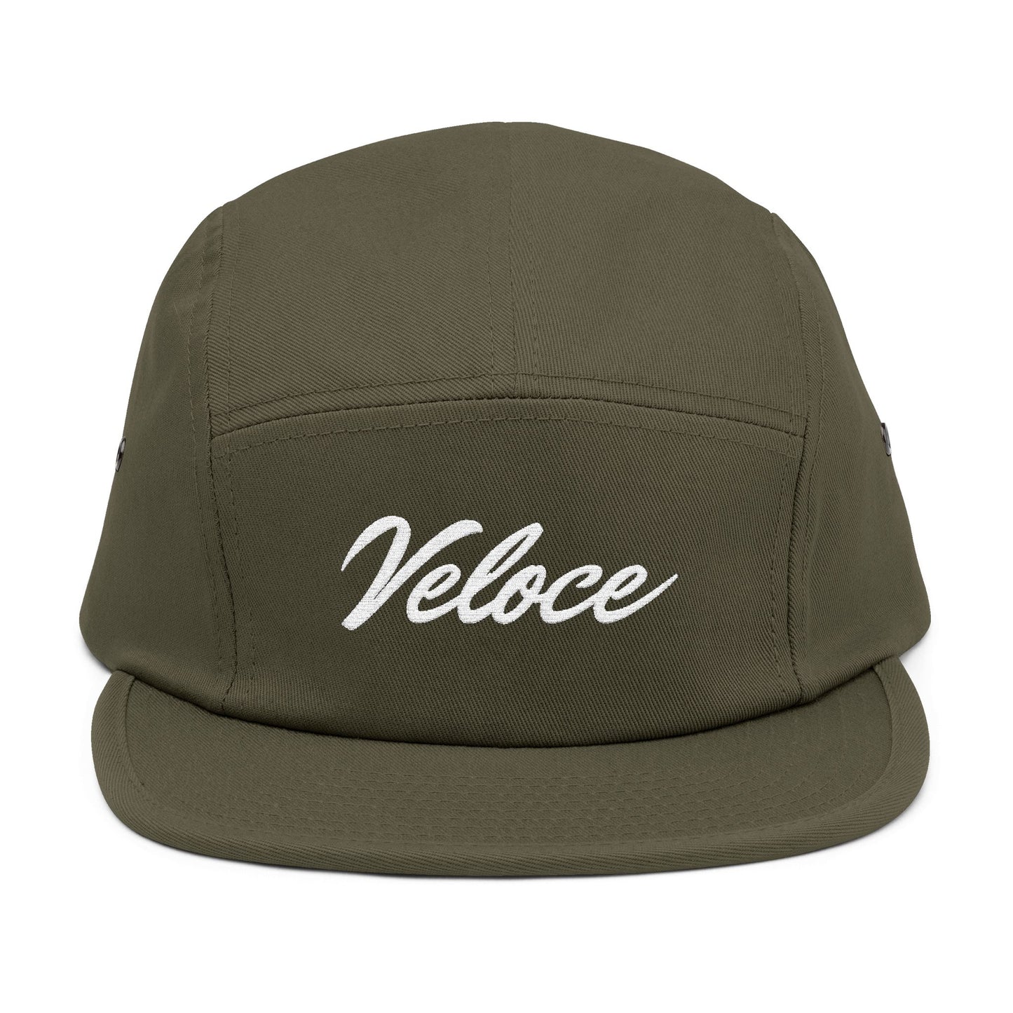 Veloce Five Panel Cap Tempus Est Vita Embroidery Logo - Veloce - The App For Watch Collectors