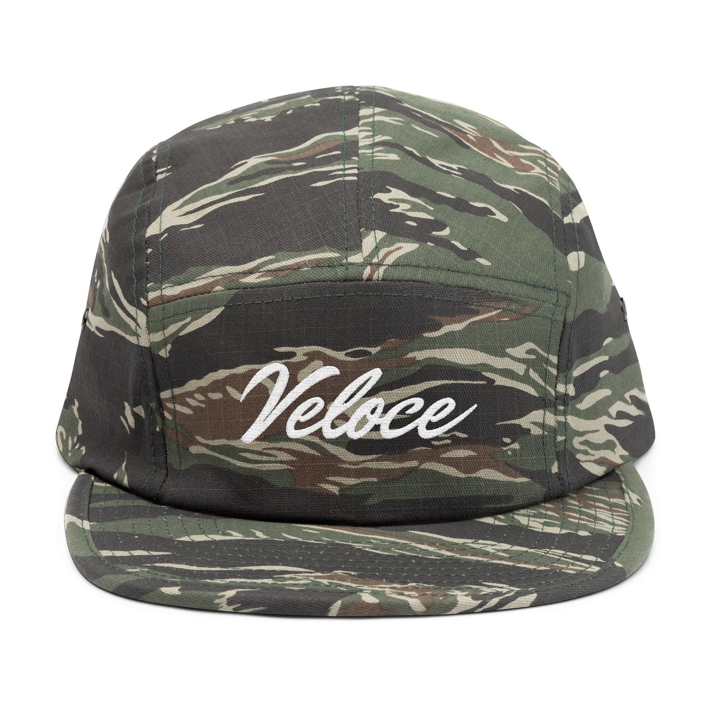Veloce Five Panel Cap Tempus Est Vita Embroidery Logo - Veloce - The App For Watch Collectors