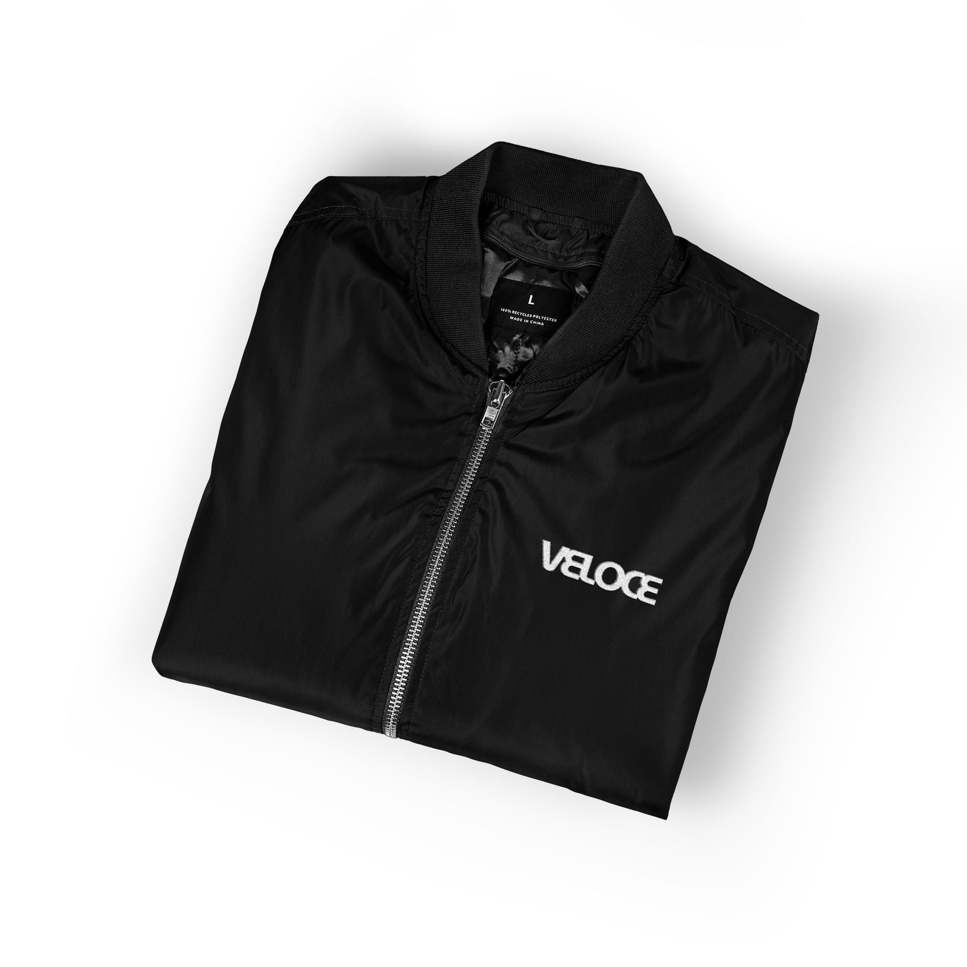 Recycled Bomber Jacket Veloce Embroidery Collection - Veloce - The App For Watch Collectors