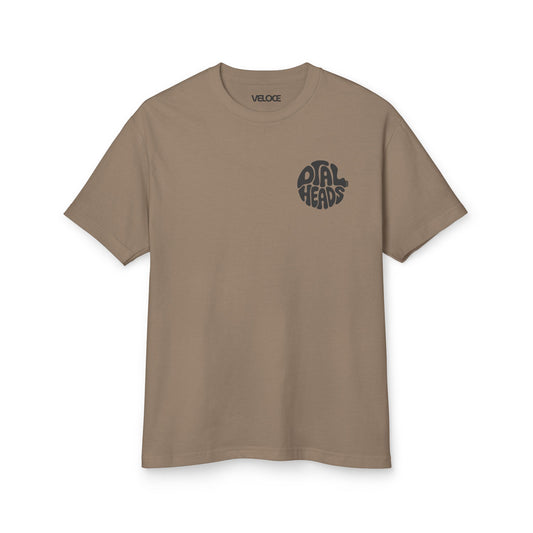 Double Groovy Dialheads. Unisex Garment-Dyed Heavyweight Cotton Tee