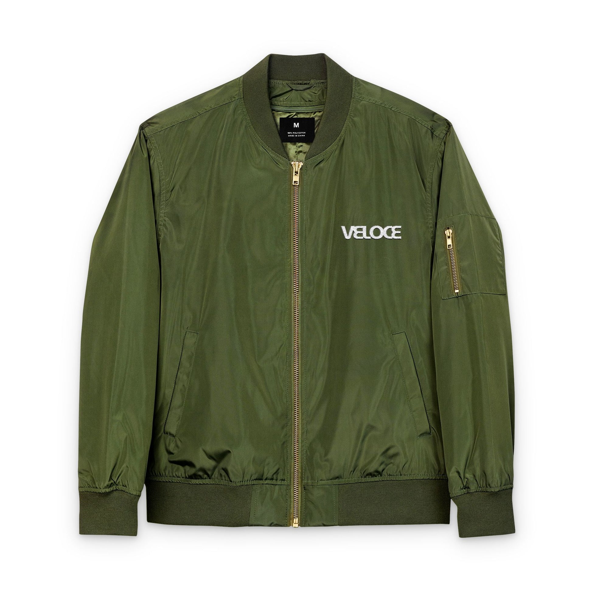 Recycled Bomber Jacket Veloce Embroidery Collection - Veloce - The App For Watch Collectors