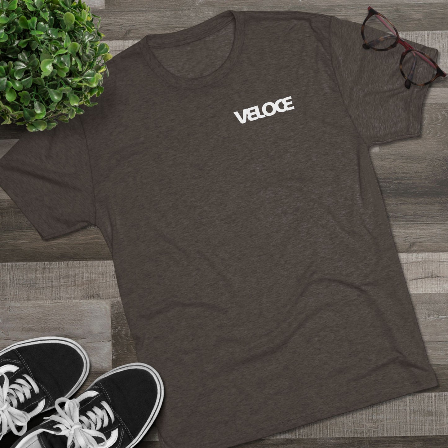 Team VELOCE WatchFam T-Shirt - Tri - Blend Crew Tee Shirt - Veloce - The App For Watch Collectors