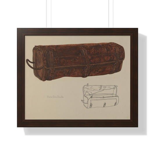 Walter Praefke Leather Mailer 1938 Framed Museum Print - Veloce - The App For Watch Collectors