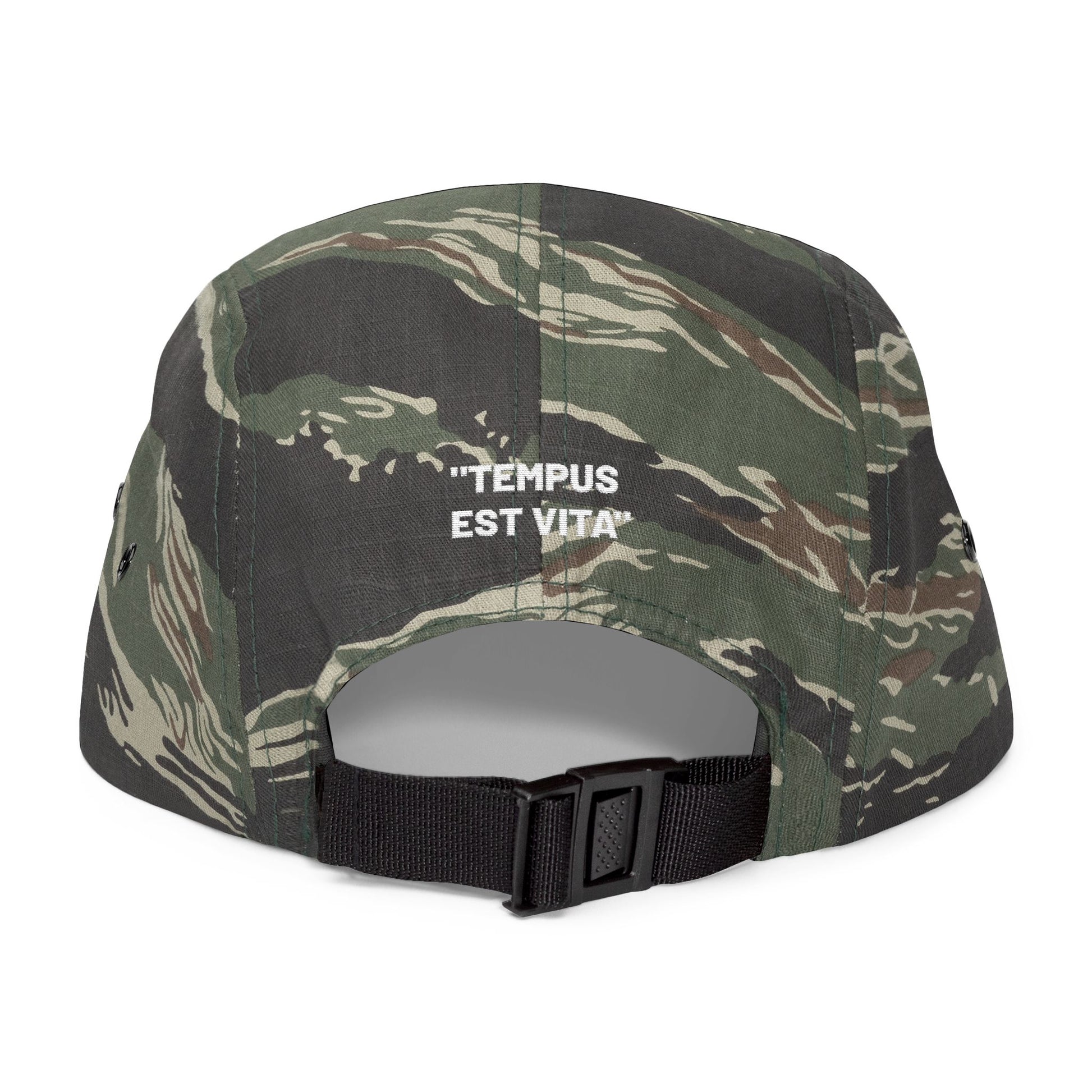 Veloce Five Panel Cap Tempus Est Vita Embroidery Logo - Veloce - The App For Watch Collectors