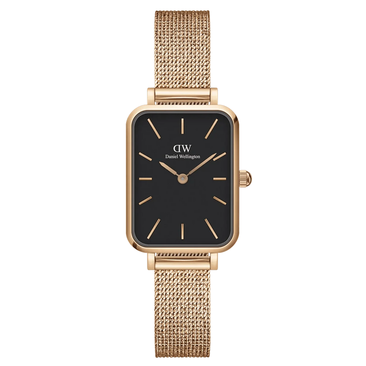 Daniel Wellington Ladies Rose Gold Quadro Watch Dw00100432
