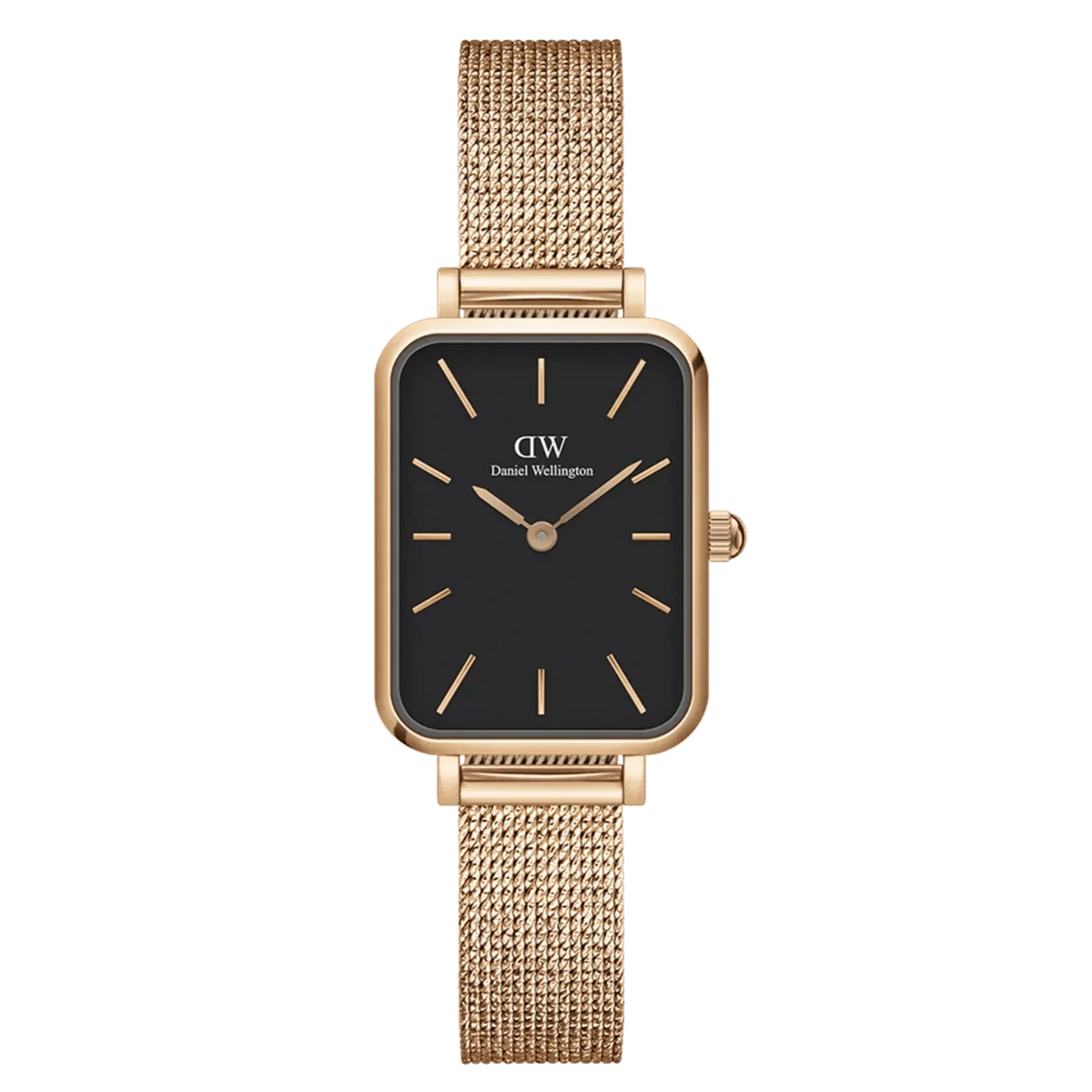 Daniel Wellington Ladies Rose Gold Quadro Watch Dw00100437