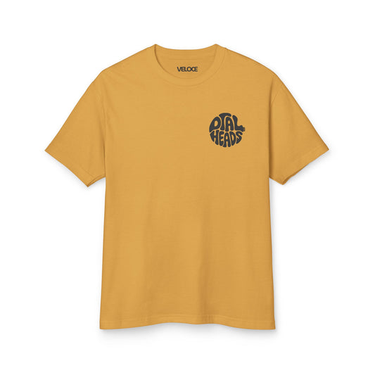 Double Groovy Dialheads. Unisex Garment-Dyed Heavyweight Cotton Tee
